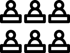 College Classroom Outline Svg Vector, Free Vectors File